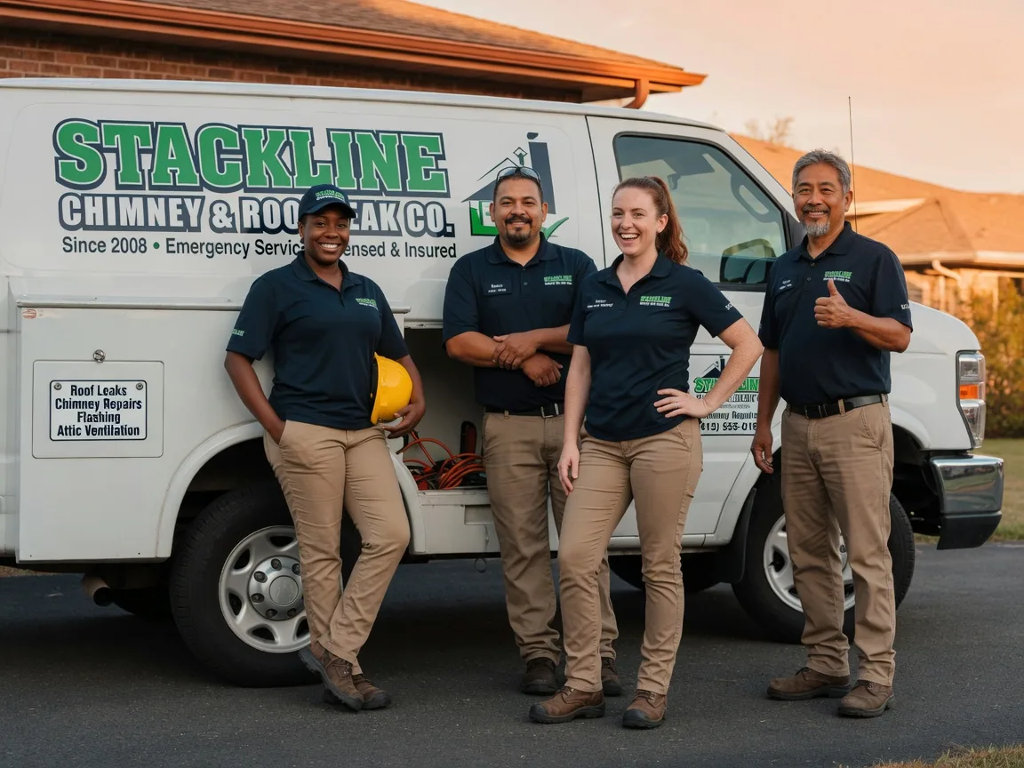 Chimney flashing repair company in Glenmont, OH